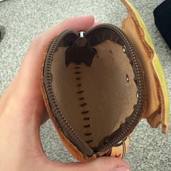 NWT Handcrafted Multicolor Leather Wallet Wristlet Native Totem‎ Coin Purse Bag - Picture 7 of 9